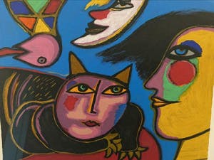 Corneille - Maanclown (prachtig gelijst) kopen? Bied vanaf 299!