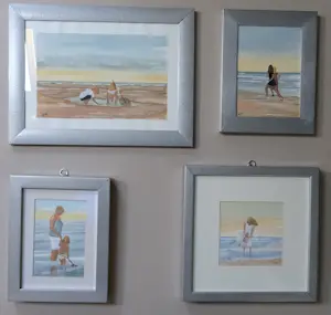 Franklin Meijer - Strand tafereeltjes - 4 x kavel kopen? Bied vanaf 99!