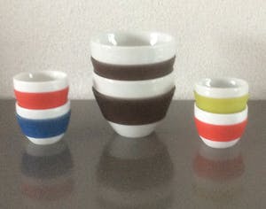 Koziol - VIER ESPRESSO KOMMEN EN TWEE GROTE KOMMEN kopen? Bied vanaf 14!