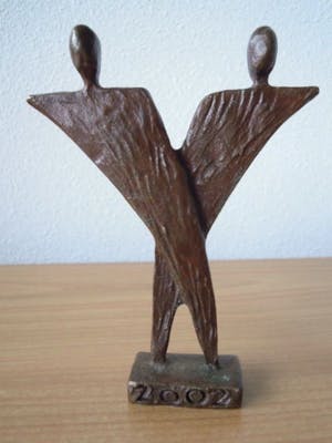 Jos Gielen - Beeldje uit 2002 - voor altijd samen kopen? Bied vanaf 45!