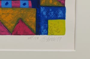 Clemens Briels - Zeefdruk, A window, there must be something behind it II - Ingelijst kopen? Bied vanaf 60!