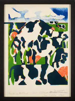 AcheterJan Cremer - Unieke Proefdruk -Lithografie „Lente in Holland“ – HANDBEWERKT? Enchérissez de 590!
