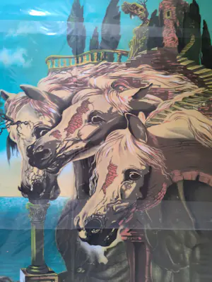 AcheterSalvador Dali - Chevaux surréalistes. Lithographie...? Enchérissez de 375!
