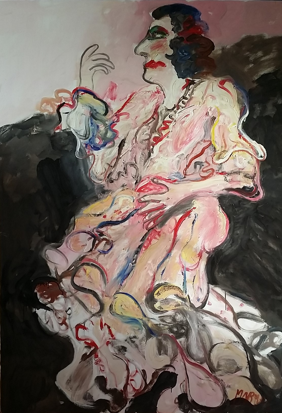 Anton Martineau - Tango !! verkocht voor € 1750!