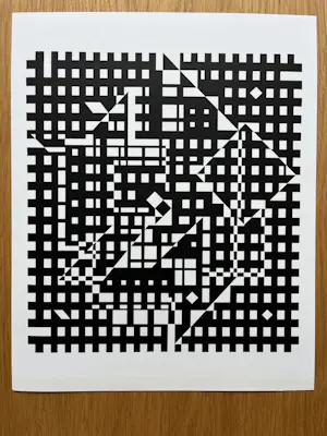 Victor Vasarely - HELION en AGUIA-II- 1973 - 2 werken kopen? Bied vanaf 50!