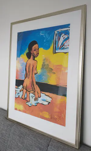 Peter Klashorst - African Queen, zéér groot kopen? Bied vanaf 150!