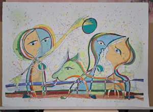 Luis Soares - Figuren met hond kopen? Bied vanaf 50!