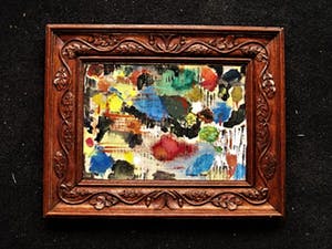 Ernst Vijlbrief - Amsterdam - Provo - Originele 1959 Aquarel "Castello Toscane" gesigneerd kopen? Bied vanaf 81!