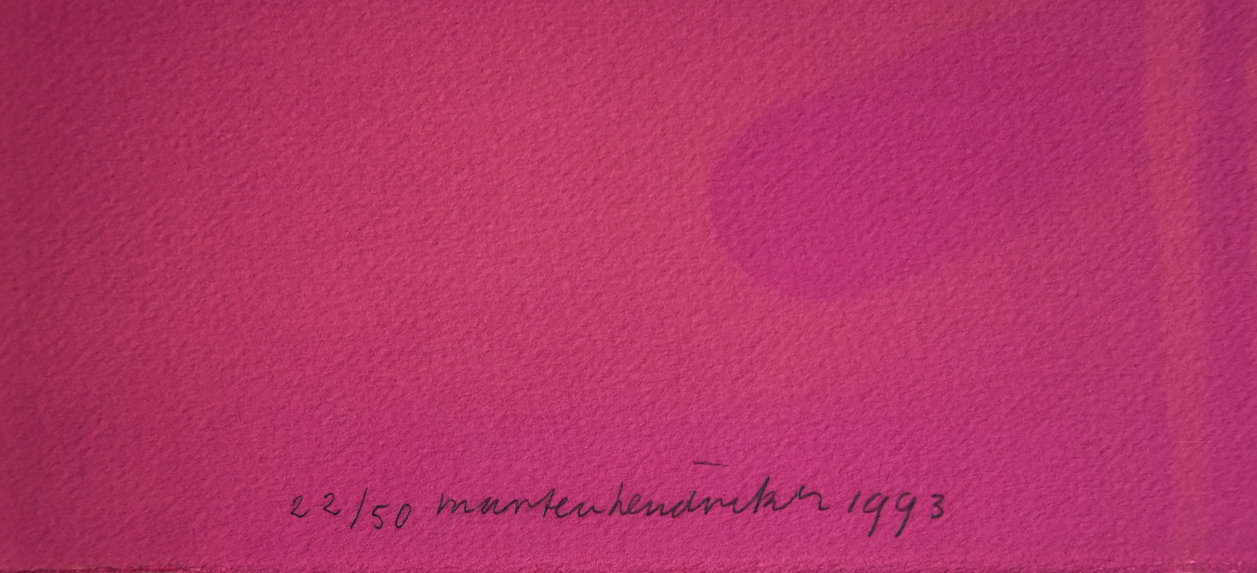 Marten Hendriks - Zeefdruk # ROOM # 1993, gesigneerd/genummerd, mint- kopen? Bied vanaf 39!