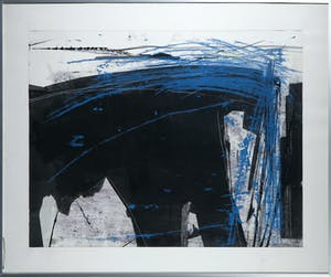 Joke Keuning - Gemengde techniek op papier, Zonder titel - Ingelijst kopen? Bied vanaf 1!