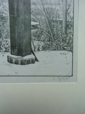 Anna Egter van Wissekerke - WATERPOMP IN BESNEEUWD LANDSCHAP kopen? Bied vanaf 30!