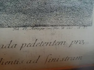 Johann Elias Ridinger - Die parade im Schritt links - Gravure kopen? Bied vanaf 49!