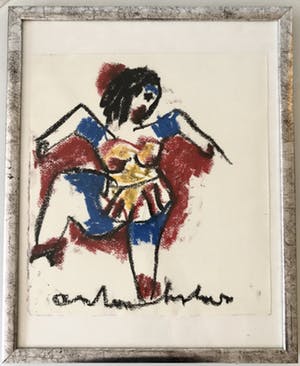 Anton Heyboer - Danseres Tekening Vrouw kopen? Bied vanaf 175!