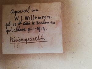 Willem Jan Willemsen - Rivierzicht kopen? Bied vanaf 70!