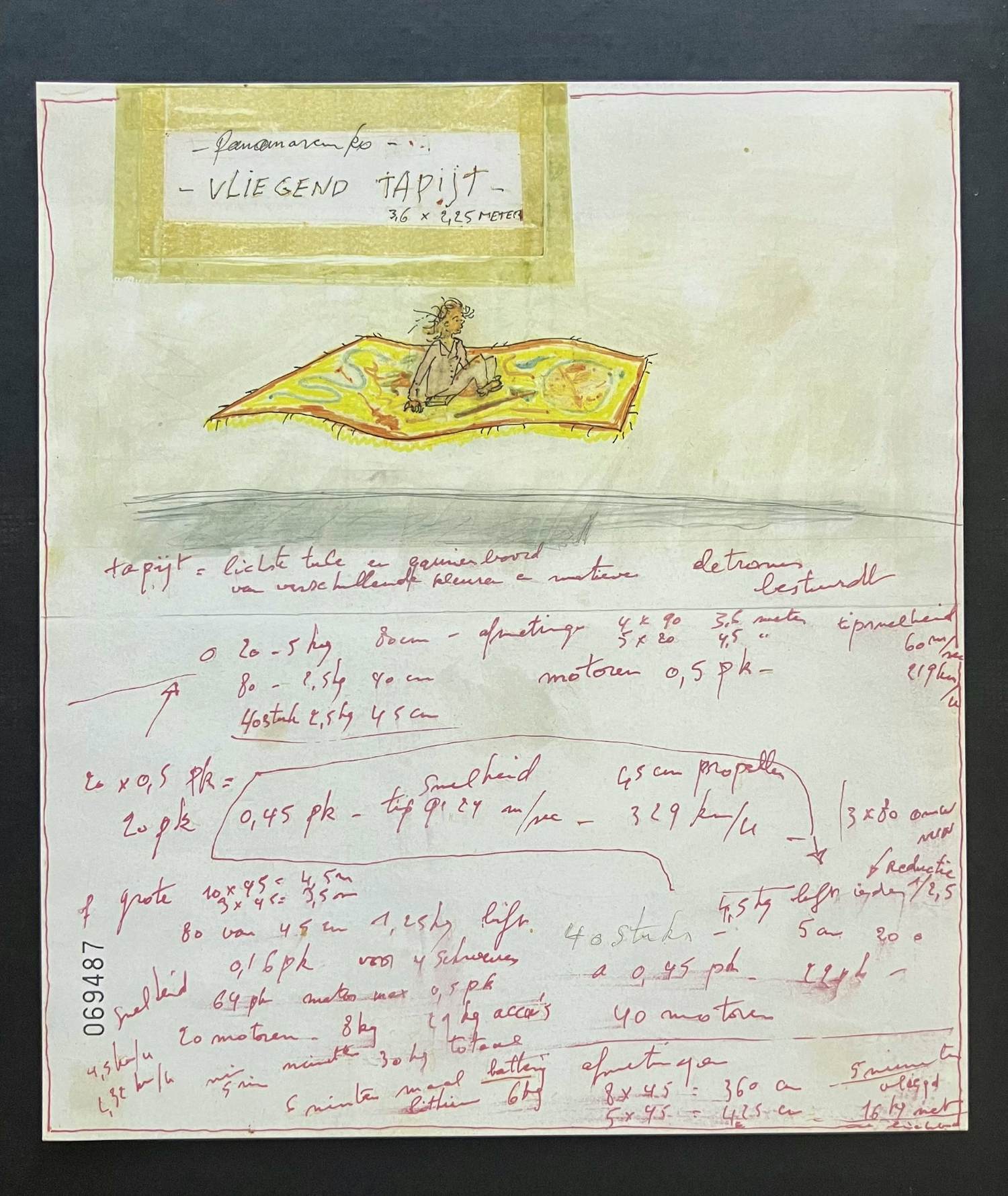 Panamarenko - Vliegend Tapijt kopen? Bied vanaf 230!