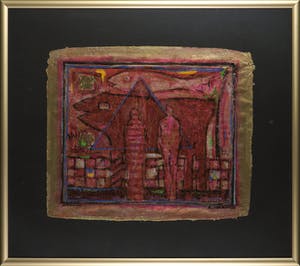 Eric Toebosch - Zeefdruk, Zonder titel - Ingelijst kopen? Bied vanaf 35!