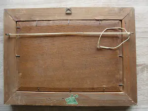 Niet of onleesbaar gesigneerd - 2 Olieverf schilderijtjes op paneel kopen? Bied vanaf 1!