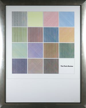 Sol LeWitt - Grote en zeldzame zeefdruk, The Paris Review - Ingelijst (Groot) kopen? Bied vanaf 1!