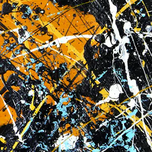 Jean-Jacques Marie - Création abstraite colorée avec projections A236 kopen? Bied vanaf 720!