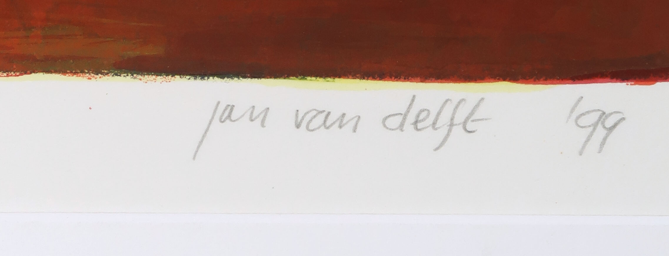 Jan van Delft - Zeefdruk, Magnolia kopen? Bied vanaf 1!
