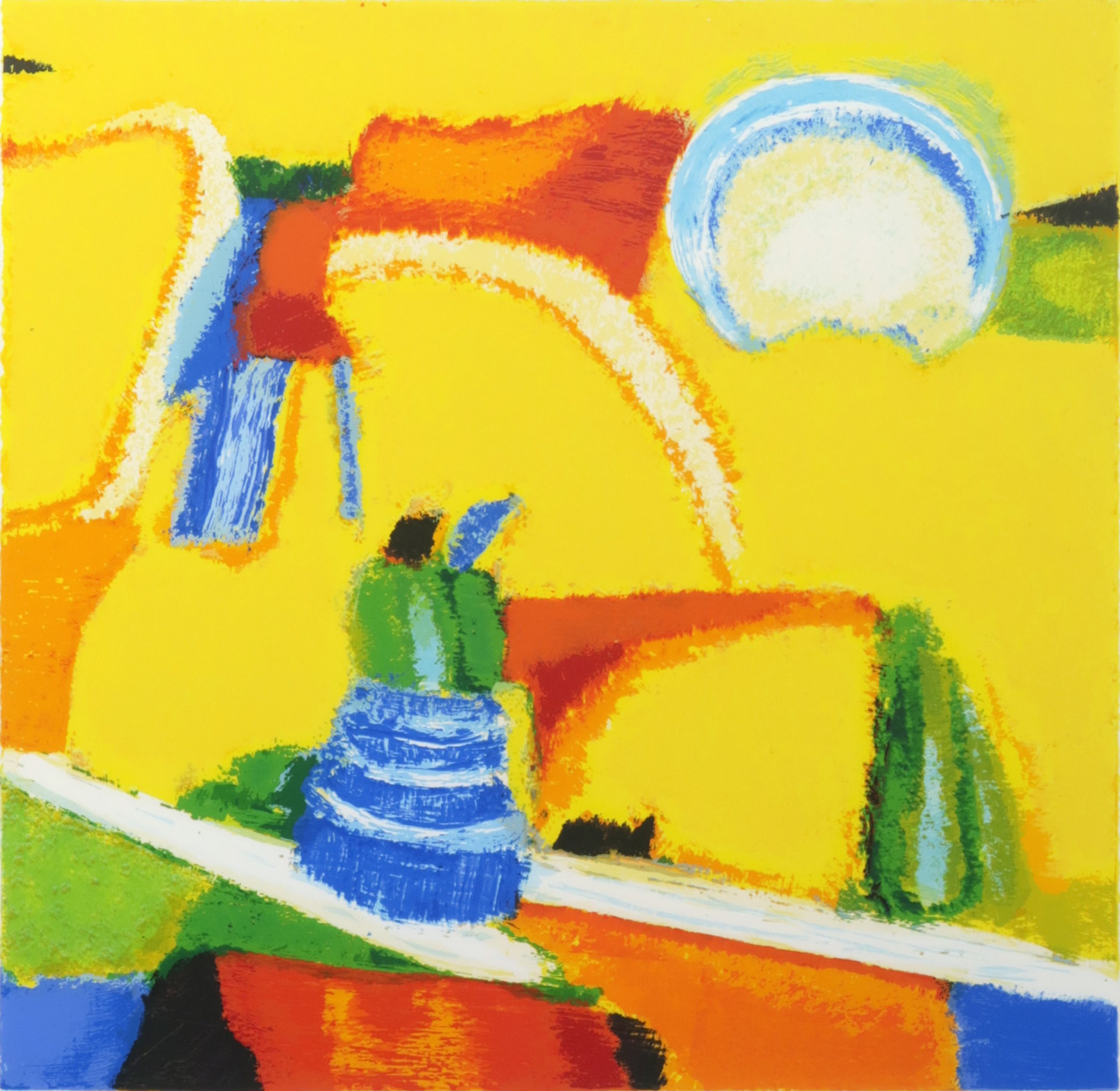 Saskia Bremer - Zeefdruk, New Age a.1. - Ingelijst kopen? Bied vanaf 20!