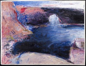 Franscz Witte - Acryl op papier, Pont e Gil kopen? Bied vanaf 1!