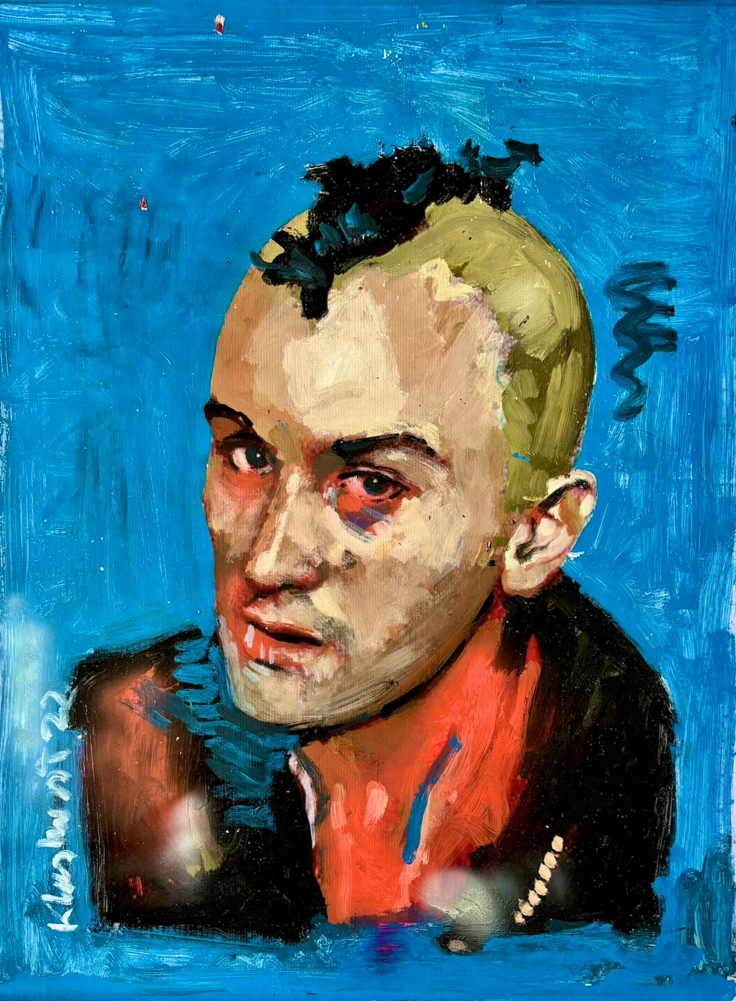 Peter Klashorst - Robert de Niro (als Travis Bickle) in Taxi Driver verkocht voor € 195!