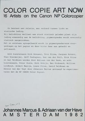 Toto Frima - Jeff Panhuyzen e.a, Color Copy Art Now, Diverse printen kopen? Bied vanaf 50!