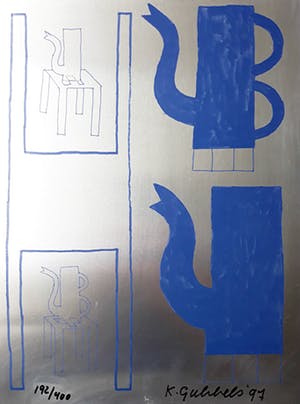 Klaas Gubbels - Kannen, zeefdruk op aluminium kopen? Bied vanaf 250!