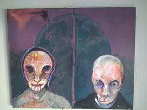 Lucebert - schilderij op doek, handgesigneerd, CoBra kopen? Bied vanaf 6000!