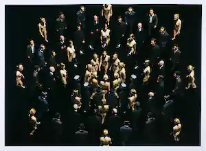 Claudia Rogge - C-print, Die Pathologie der Partei III verkauft für € 250!