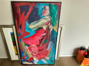 Marion Molier - Vrouw in het rood kaufen? Bieten Sie von 100!