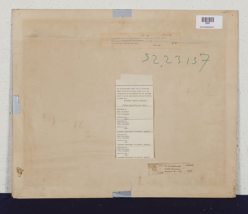 Cornelis Koekkoek - Inkt op papier - Achterhuizen kopen? Bied vanaf 15!