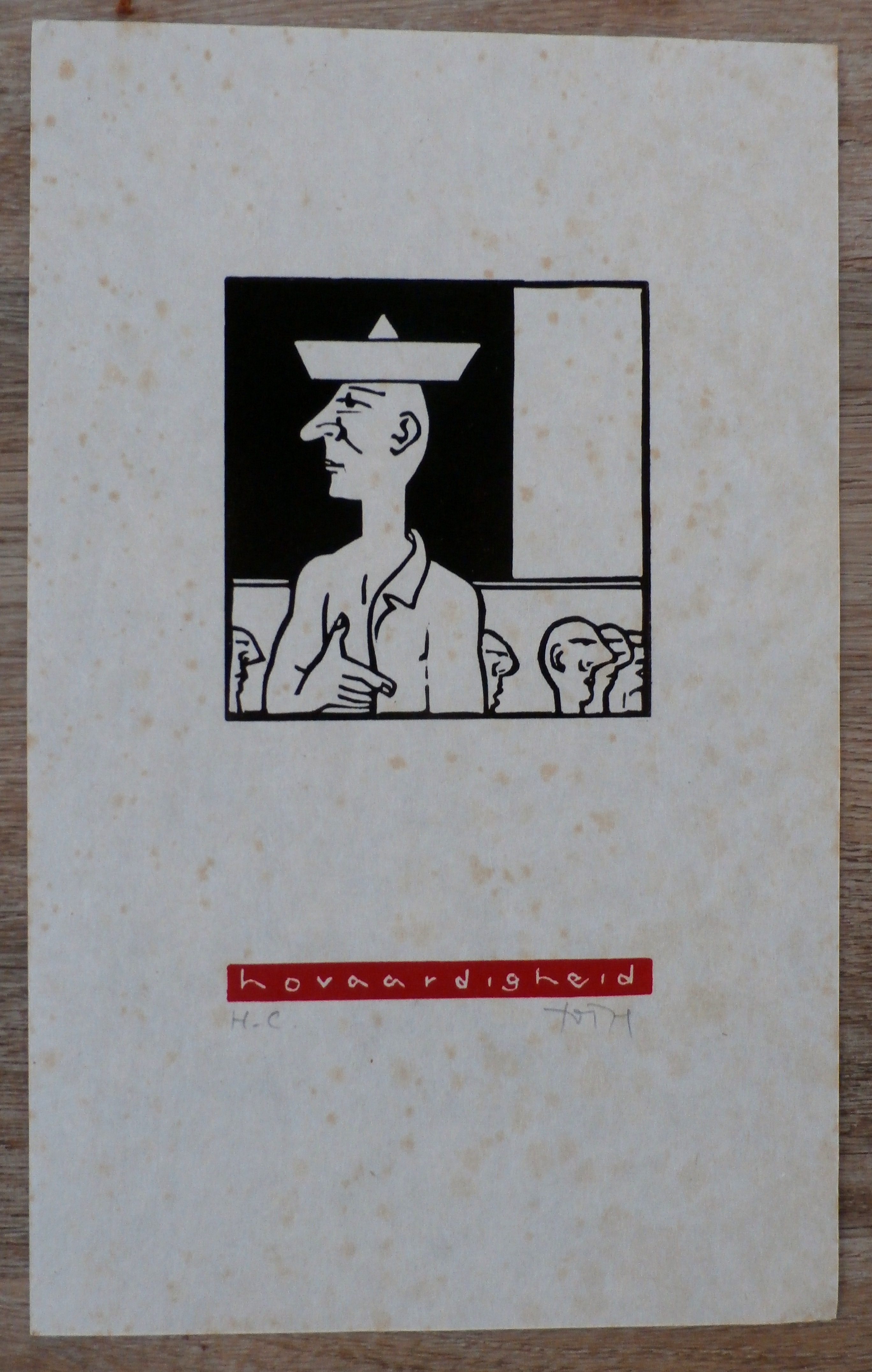 Tom Thijsse - 6 linosneden: de hoofdzonden kopen? Bied vanaf 1!