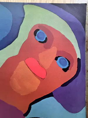 Karel Appel - Lithografische prent - 'Smiling Together' kopen? Bied vanaf 135!