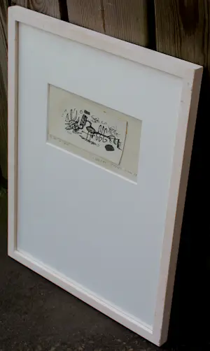 Shinkichi Tajiri - Ingelijste inkttekening - 1957 kopen? Bied vanaf 499!