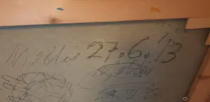 Doug Mellis - Kleurrijk ingelijst schilderij "Birds" (groot!) kopen? Bied vanaf 120!
