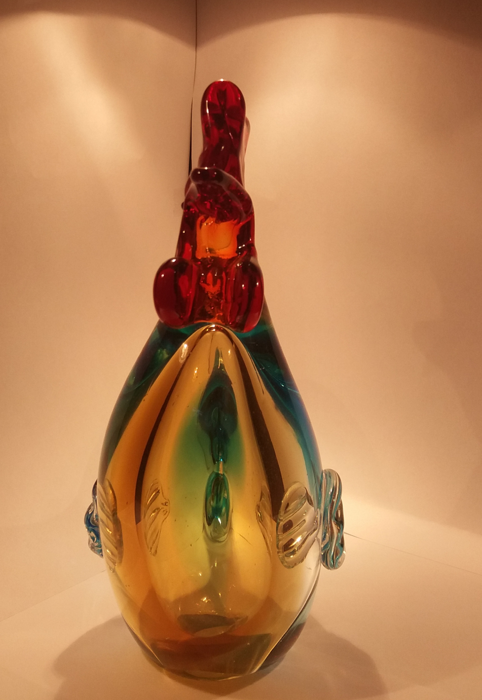 Niet of onleesbaar gesigneerd - Mond geblazen Murano haan kopen? Bied vanaf 1!