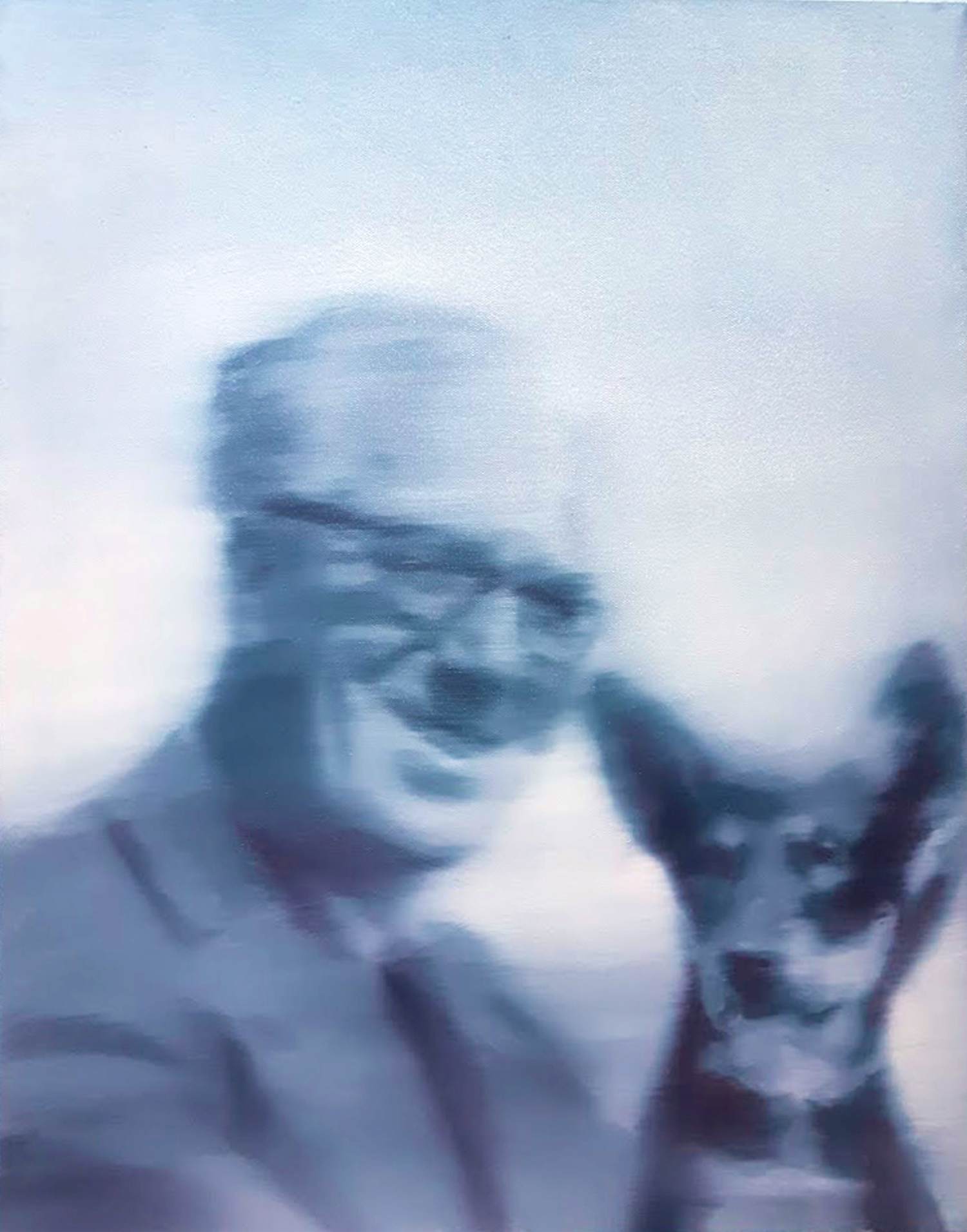 Buy Erwin van Krey - Man and dog? Bid from 250!