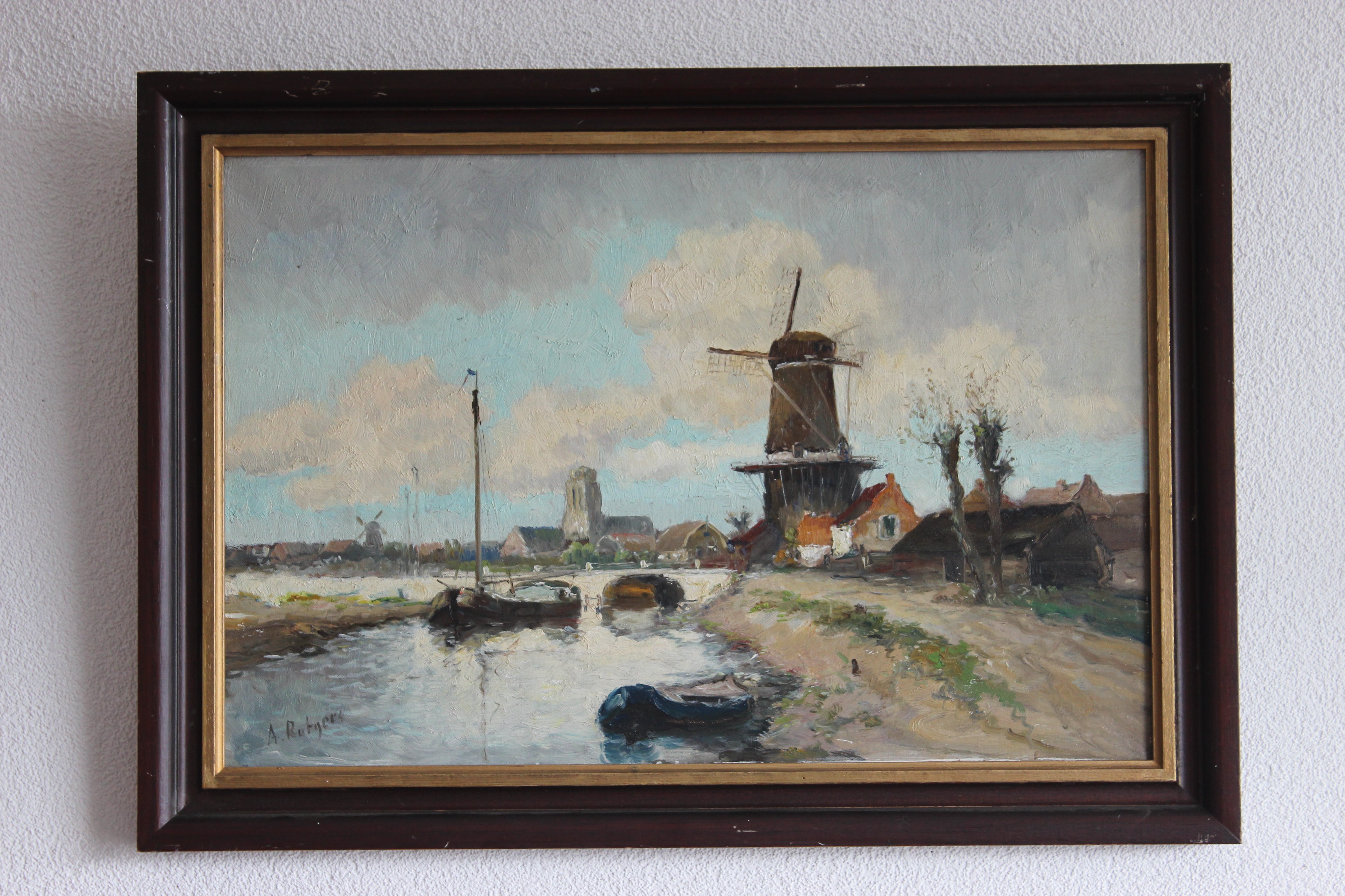 Anton Rutgers - Gezicht op Dordrecht kopen? Bied vanaf 120!