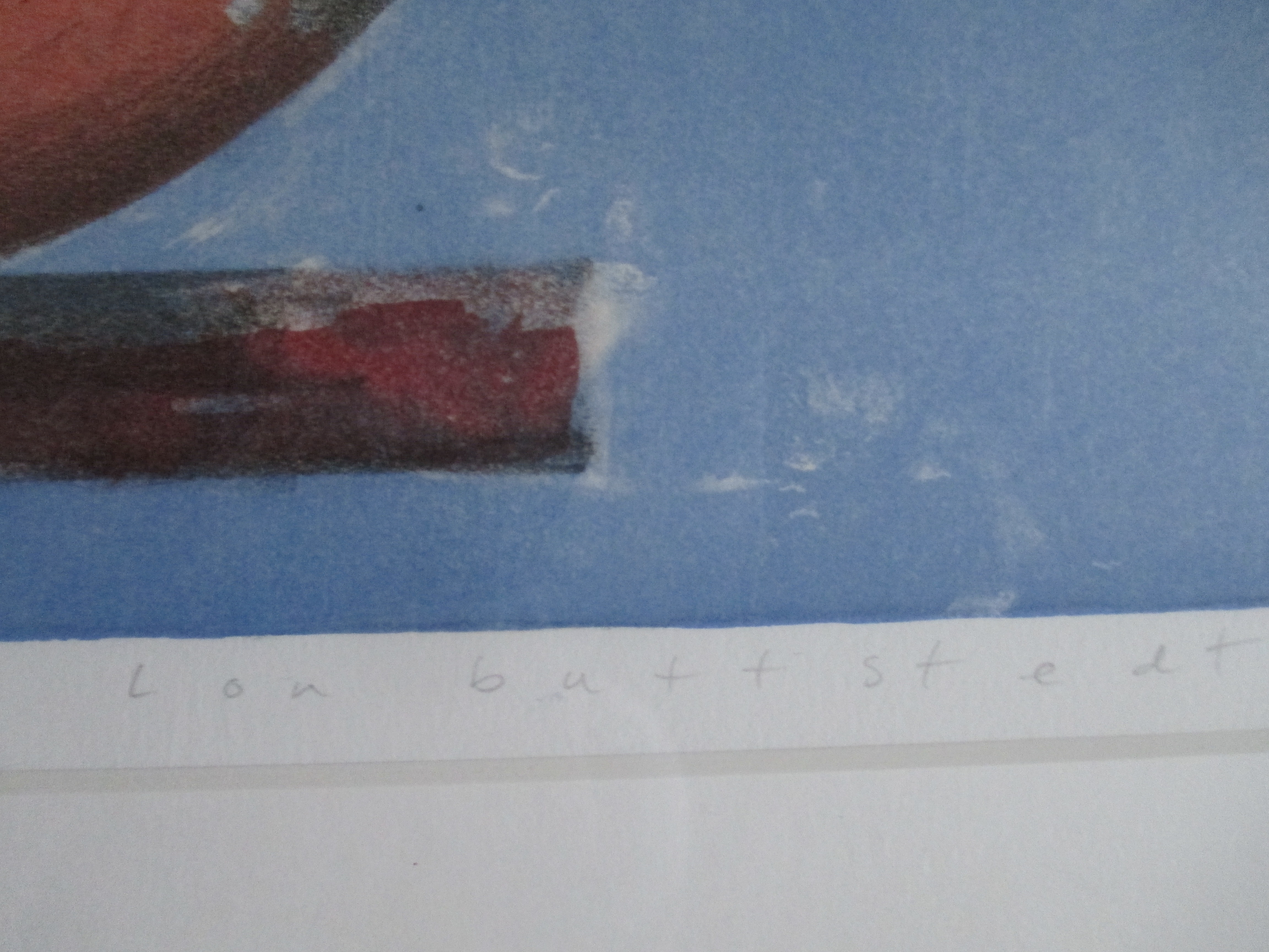 Lon Buttstedt - Ingelijste Litho "Himalaya Blues IV" Barth lijst kopen? Bied vanaf 55!