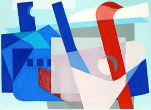 Jan van der Zee - Laatste keer!!! - Gouache (mooi ingelijst) verkocht voor € 795!