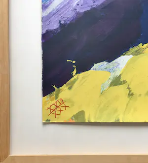 Jan Cremer - zeefdruk ‘Landschap’ - 1989 - ingelijst kopen? Bied vanaf 1!