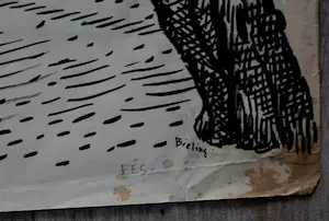Herman Bieling - Pentekening: Bomen kopen? Bied vanaf 25!