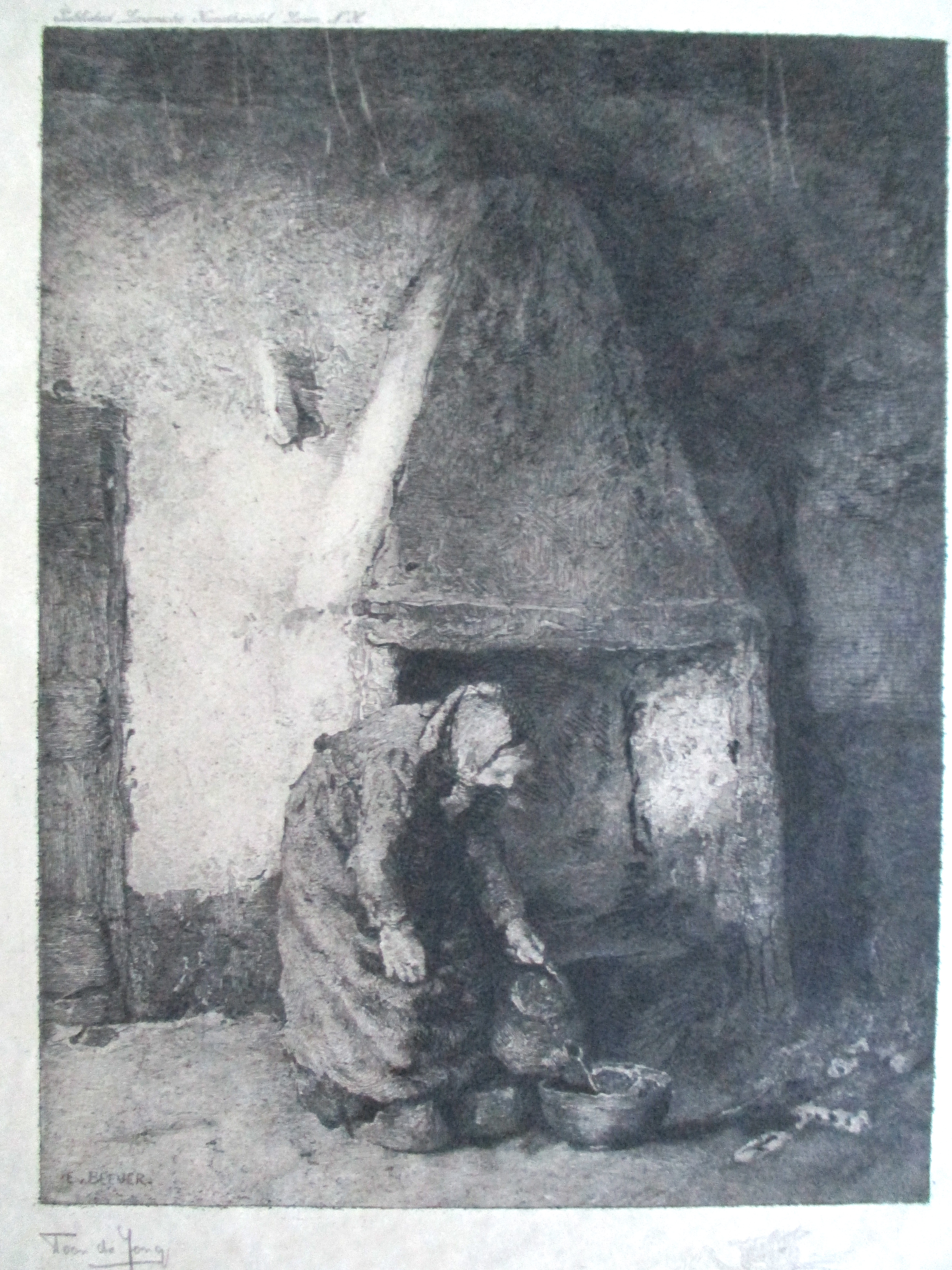 Toon de Jong - Gravure  kopen? Bied vanaf 20!