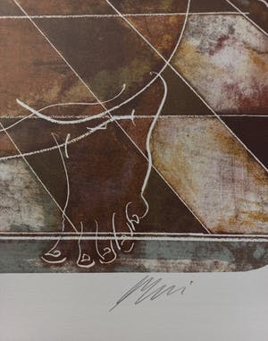 Hans Erni - Schachspieler, Litho kopen? Bied vanaf 295!