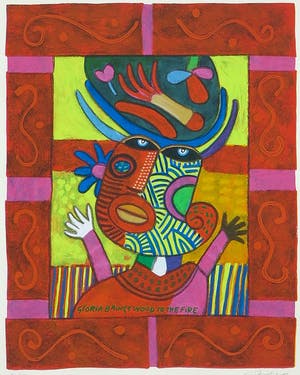 Clemens Briels - Zeefdruk, Gloria brings wood to the fire - Ingelijst kopen? Bied vanaf 50!