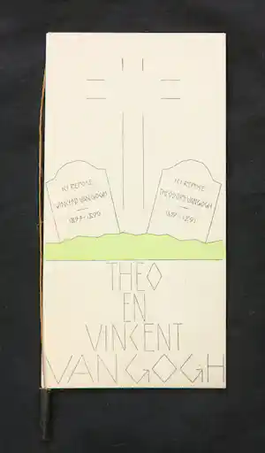 Hendrik Valk - Uitgave met twee handgekleurde litho's, Theo en Vincent van Gogh verkauft für € 100!
