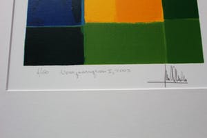 Ton Schulten - Zeefdruk: Voorjaarsgroen I - 2003 (keurige lijst!) kopen? Bied vanaf 275!