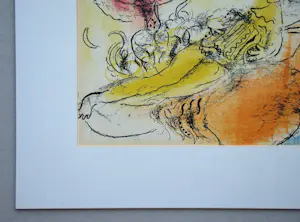 Marc Chagall - L'accordéoniste - Originele lithografie - 1957 kopen? Bied vanaf 160!